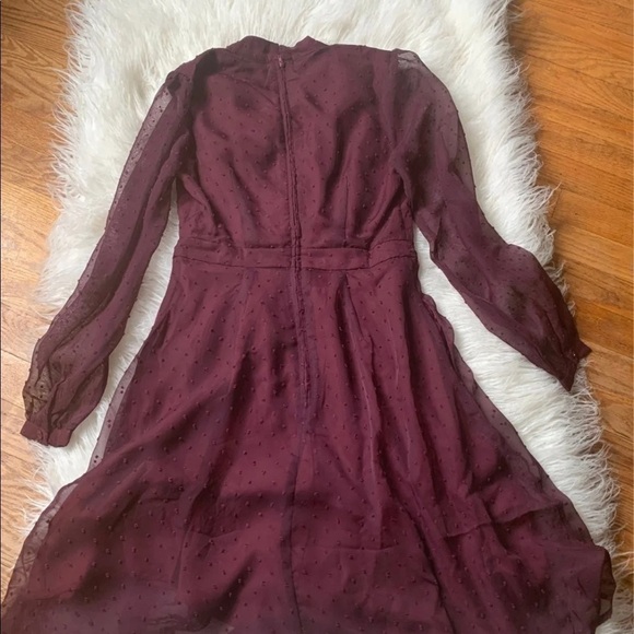 ModCloth apogee of elegance maroon dress - Picture 7 of 9